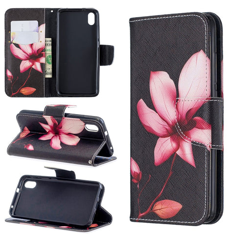 Pattern Printing Leather Wallet Case for Xiaomi Redmi 7A