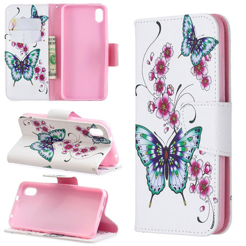 Pattern Printing Leather Wallet Case for Xiaomi Redmi 7A