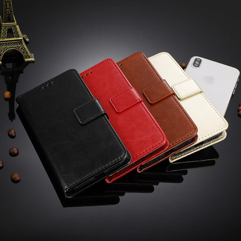 Crazy Horse Leather Wallet Case for Xiaomi Mi A3 / Mi CC9e