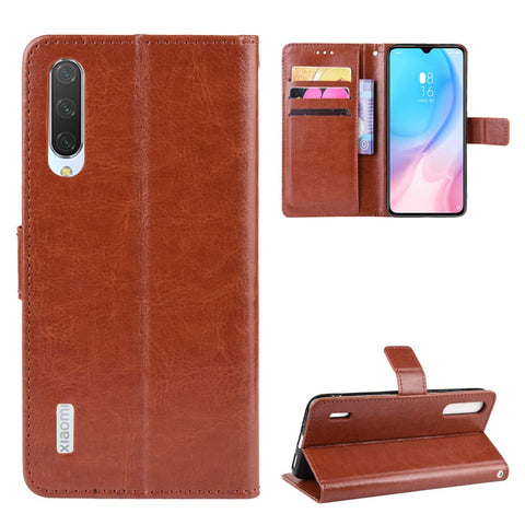 Crazy Horse Leather Wallet Case for Xiaomi Mi A3 / Mi CC9e
