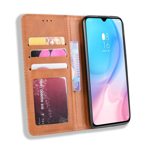 Vintage Style Leather Wallet Stand Case for Xiaomi Mi A3 / Mi CC9e