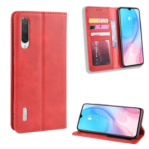 Vintage Style Leather Wallet Stand Case for Xiaomi Mi A3 / Mi CC9e