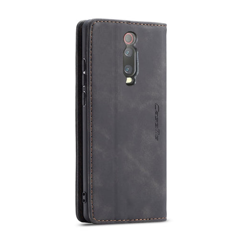 CASEME 013 Series Auto-absorbed Wallet Stand PU Leather Phone Cover for Xiaomi Redmi K20 Pro/Redmi K20/Mi 9T/Mi 9T Pro