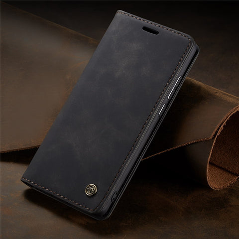 CASEME 013 Series Auto-absorbed Wallet Stand PU Leather Phone Cover for Xiaomi Redmi K20 Pro/Redmi K20/Mi 9T/Mi 9T Pro