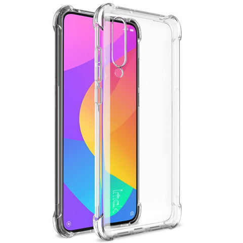 IMAK Silky Airbag Shockproof TPU Phone Shell + Screen Protective Film for Xiaomi Mi 9 Lite/ Mi CC9/ Mi CC9 Meitu Edition