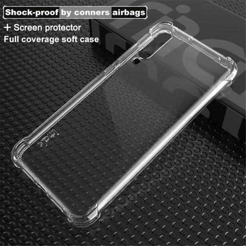 IMAK Silky Airbag Shockproof TPU Phone Shell + Screen Protective Film for Xiaomi Mi 9 Lite/ Mi CC9/ Mi CC9 Meitu Edition