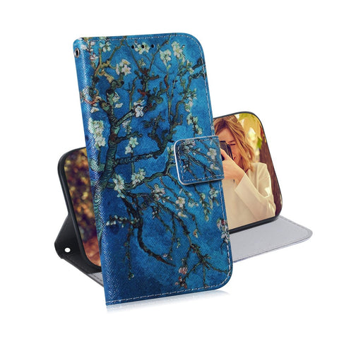 Printing Skin Leather Phone Shell Case for Xiaomi Mi CC9e / Mi A3