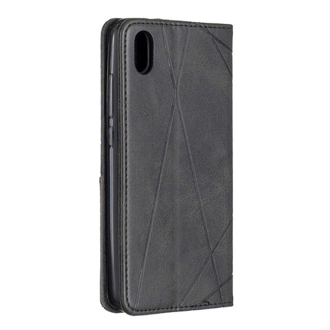Geometric Pattern Leather Card Holder Case for Xiaomi Redmi 7A