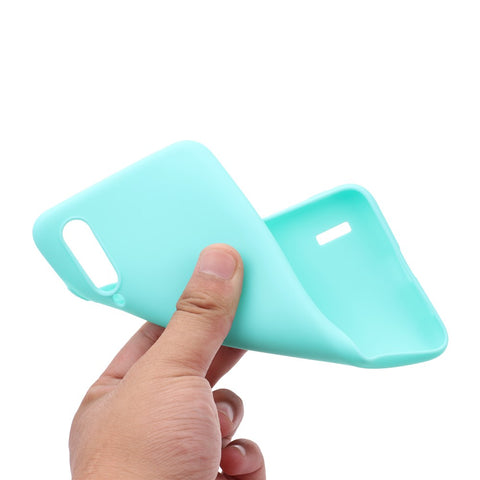 Pure Color Soft TPU Phone Case for Xiaomi Mi CC9
