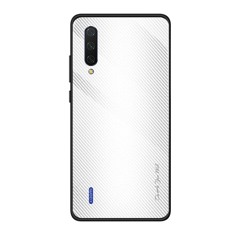 Texture Gradient Tempered Glass Back + Soft TPU Edge Phone Cover for Xiaomi Mi CC9 / Mi CC9 Meitu Edition/ Mi 9 Lite