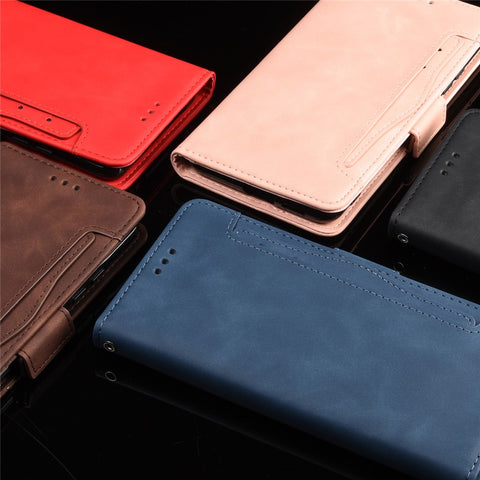 Wallet Stand Leather Phone Casing with Multiple Card Slots for Xiaomi Mi CC9e/Mi A3