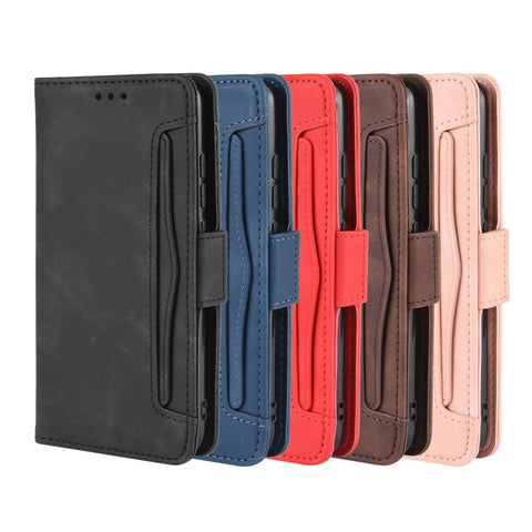 Wallet Stand Leather Phone Casing with Multiple Card Slots for Xiaomi Mi CC9e/Mi A3