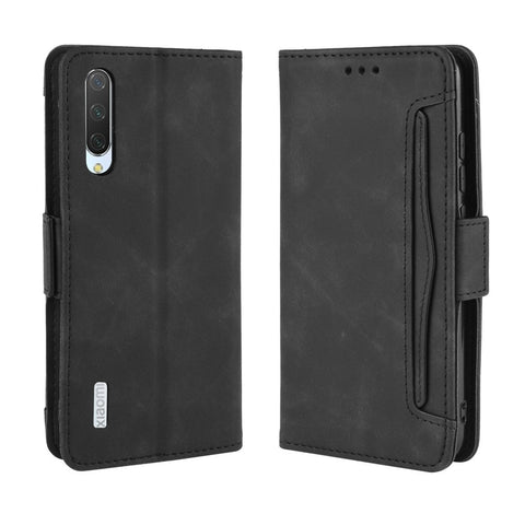 Wallet Stand Leather Phone Casing with Multiple Card Slots for Xiaomi Mi CC9e/Mi A3