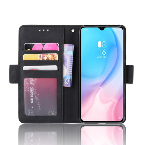 Wallet Stand Leather Phone Casing with Multiple Card Slots for Xiaomi Mi CC9e/Mi A3