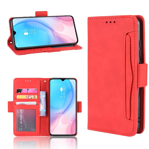 Wallet Stand Leather Phone Casing with Multiple Card Slots for Xiaomi Mi CC9e/Mi A3