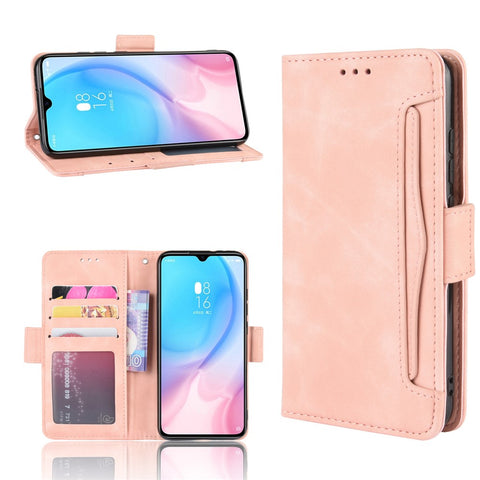 Wallet Stand Leather Phone Casing with Multiple Card Slots for Xiaomi Mi CC9e/Mi A3