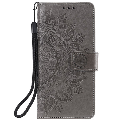Imprint Flower Leather Wallet Case for Xiaomi Mi CC9e / Mi A3