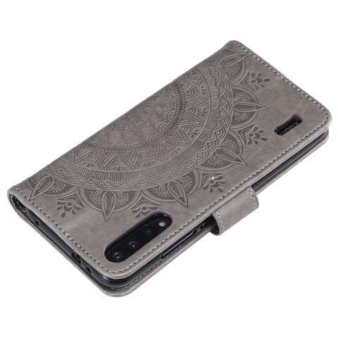 Imprint Flower Leather Wallet Case for Xiaomi Mi CC9e / Mi A3