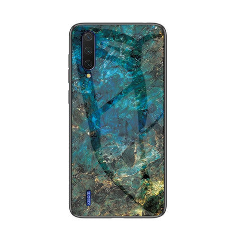 Marble Grain Pattern Tempered Glass PC + TPU Protective Shell for Xiaomi Mi CC9e/Mi A3
