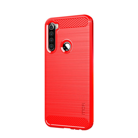 MOFI Carbon Fiber Texture Brushed Workmanship TPU Case for Xiaomi Redmi Note 8