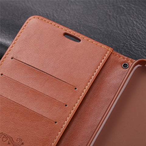 AZNS Stand Leather Wallet Case for Xiaomi Redmi Note 8
