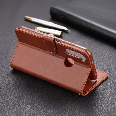 AZNS Stand Leather Wallet Case for Xiaomi Redmi Note 8
