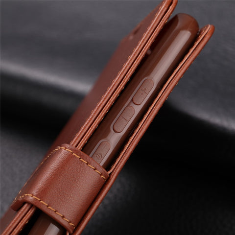 AZNS Stand Leather Wallet Case for Xiaomi Redmi Note 8