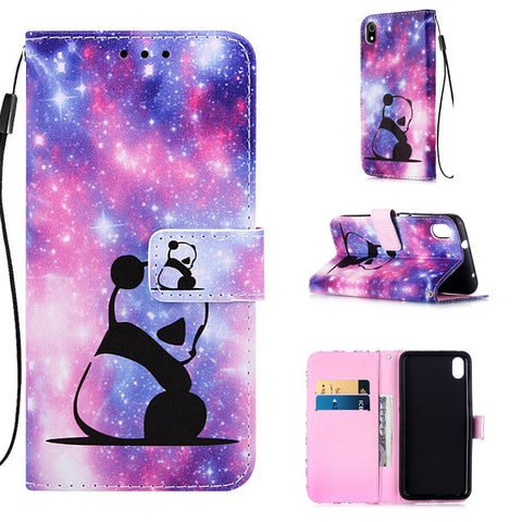 Printing PU Leather Wallet Case for Xiaomi Redmi 7A