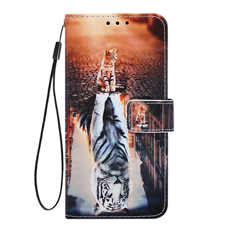 Printing PU Leather Wallet Case for Xiaomi Redmi 7A