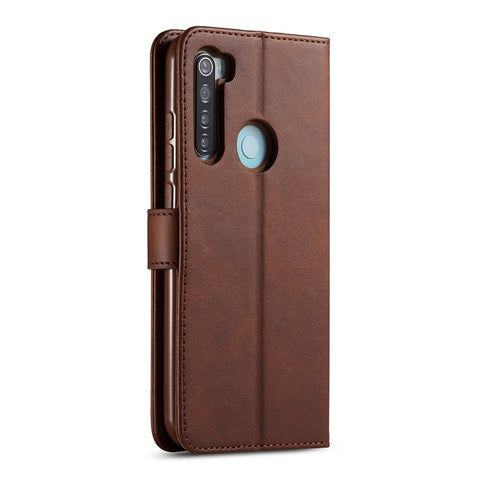 LC.IMEEKE PU for Xiaomi Redmi Note 8 Leather Protective Flip Wallet Casing