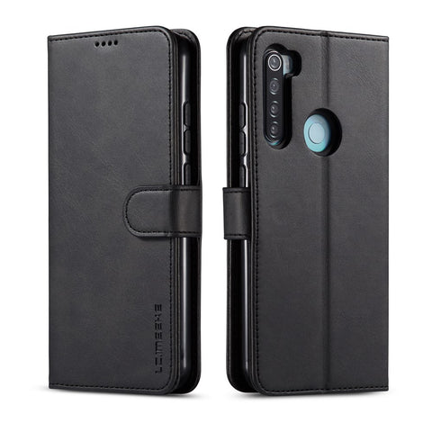 LC.IMEEKE PU for Xiaomi Redmi Note 8 Leather Protective Flip Wallet Casing