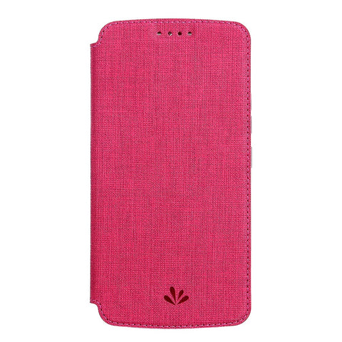 VILI DMX Cross Texture Leather Stand Case with Card Slot for Xiaomi Redmi Note 8