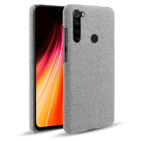 KSQ Cloth Texture PC Protective Phone Case Covering for Xiaomi Redmi Note 8