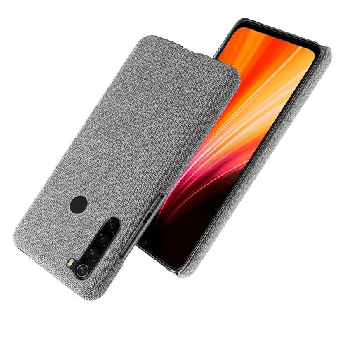KSQ Cloth Texture PC Protective Phone Case Covering for Xiaomi Redmi Note 8