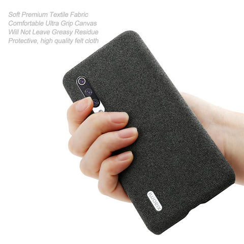 KSQ PC + Cloth Mobile Protective Phone Case Cover for Xiaomi Mi CC9 / Mi 9 Lite / Mi CC9 Meitu Edition