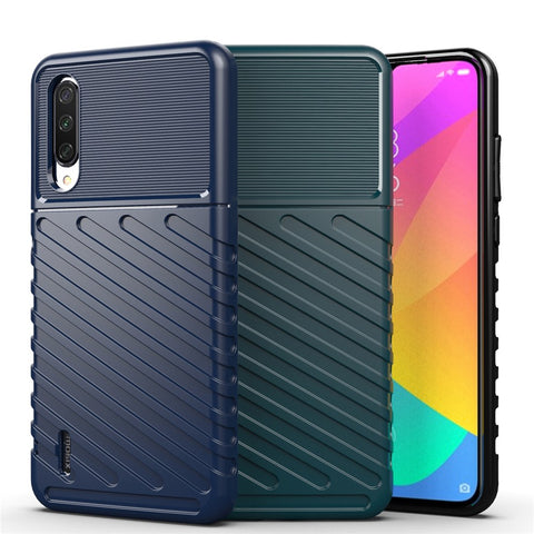 Thunder Series Twill Texture Soft TPU Back Shell for Xiaomi Mi CC9e / Mi A3