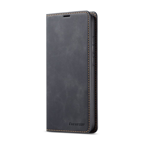 FORWENW Fantasy Series Auto-absorbed Silky Touch Leather Stand Case for Xiaomi Redmi Note 8