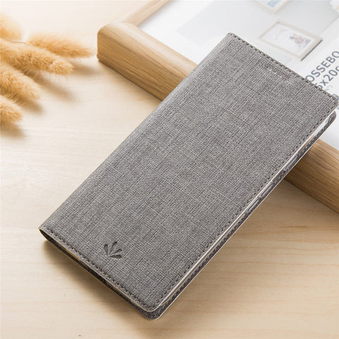 VILI DMX Cross Texture Card Holder Leather Mobile Case for Xiaomi Redmi 8A