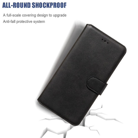 Solid Color Wallet Magnetic Leather Shell with Stand for Xiaomi Redmi 7A