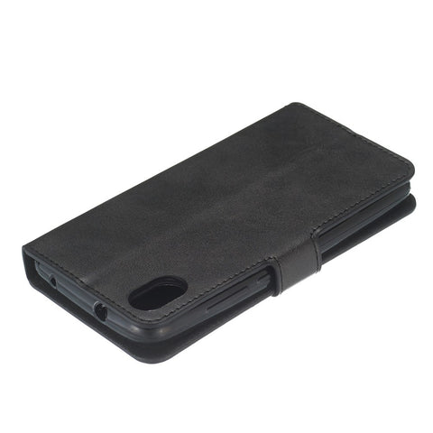 Solid Color Wallet Magnetic Leather Shell with Stand for Xiaomi Redmi 7A