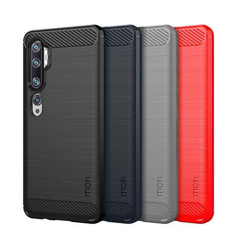 MOFI Carbon Fiber Brushed TPU Shell for Xiaomi Mi CC9 Pro / Note 10 / Note 10 Pro