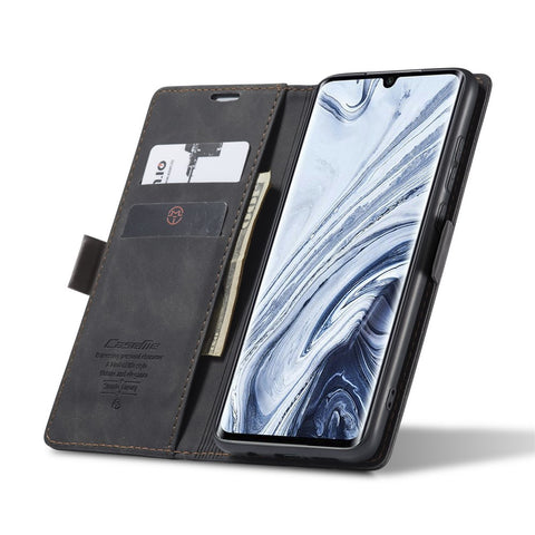 CASEME 013 Series Auto-absorbed Leather Wallet Case for Xiaomi Mi CC9 Pro/Mi Note 10 Pro/Mi Note 10