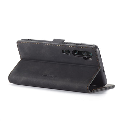 CASEME 013 Series Auto-absorbed Leather Wallet Case for Xiaomi Mi CC9 Pro/Mi Note 10 Pro/Mi Note 10