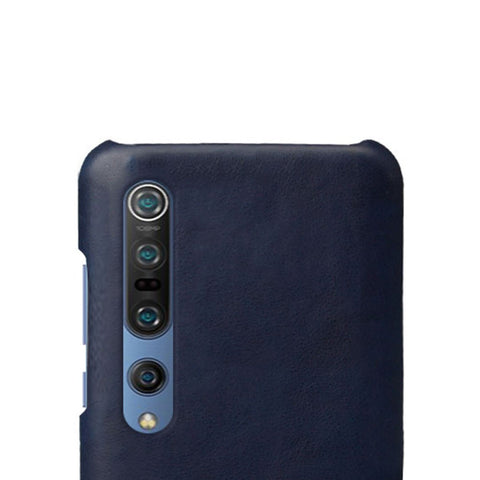 KSQ Crazy Horse PU Leather Coated Hard PC Case Phone Shell for Xiaomi Mi 10/10 Pro