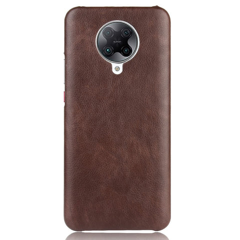 Litchi Skin Leather Coated Hard PC Cover for Xiaomi Redmi K30 Pro/Xiaomi Poco F2 Pro/Redmi K30 Pro Zoom