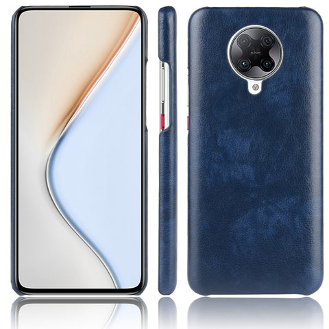 Litchi Skin Leather Coated Hard PC Cover for Xiaomi Redmi K30 Pro/Xiaomi Poco F2 Pro/Redmi K30 Pro Zoom