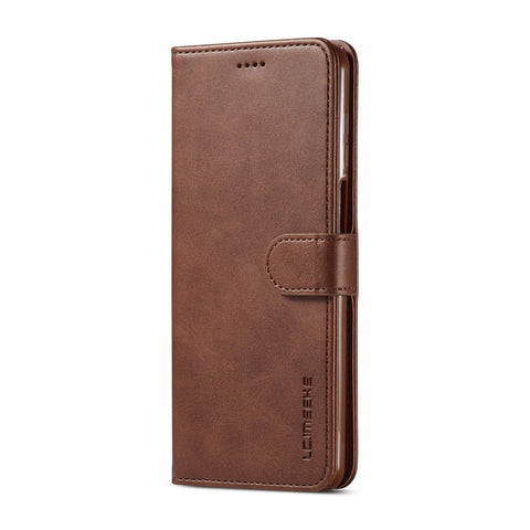 LC.IMEEKE Leather Wallet Case for Xiaomi Redmi Note 9 Pro/Note 9 Pro Max/Note 9S