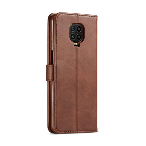 LC.IMEEKE Leather Wallet Case for Xiaomi Redmi Note 9 Pro/Note 9 Pro Max/Note 9S
