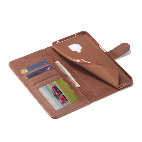LC.IMEEKE Leather Wallet Case for Xiaomi Redmi Note 9 Pro/Note 9 Pro Max/Note 9S