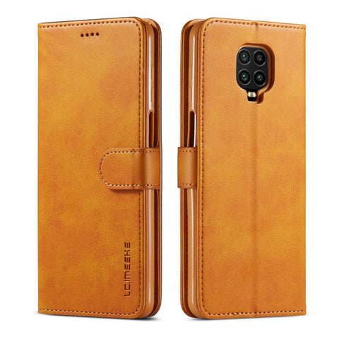 LC.IMEEKE Leather Wallet Case for Xiaomi Redmi Note 9 Pro/Note 9 Pro Max/Note 9S